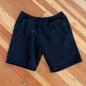 Puma‎ Black Sweat Shorts Large